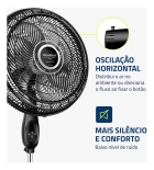 Ventilador Coluna 40cm Super Turbo Tech, Mondial, 140W - VTX-40C-8P-CR