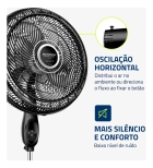 Ventilador Coluna 40cm Super Turbo Tech, Mondial, 140W - VTX-40C-8P-CR