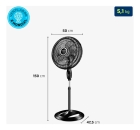 Ventilador Coluna 40cm Super Turbo Tech, Mondial, 140W - VTX-40C-8P-CR