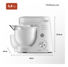 Batedeira Planetária Mondial 700W - BP-01P-W