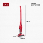 Aspirador de p&oacute; Brush Carpet 1200 Ap-25 Mondial Vermelho