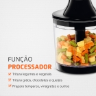 Power Mixer Premium Mondial Preto/Inox 500W M-07