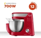 Batedeira Planetária Premium Inox Bp-02p-r-ti Mondial Cor VERMELHO/INOX