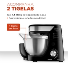 Batedeira Planetária, Mondial, 700W - BP-02P-B-TI