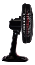 Ventilador Oscilante De Mesa Turbo 30cm Ventisol 6 P&aacute;s Cor da estrutura Preto Cor Das P&aacute;s Vermelho