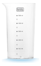 Mixer Vertical Black Decker, Modelo M300, Mini Processador Portátil, com Haste em Inox e Copo de 500ml