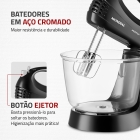Batedeira Prática B-45-b 2 Tigelas 400w Preta Mondial Cor Preto Frequência 60