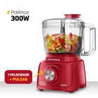 Mini Processador Turbo Pratic 300w Mp-16-r 500ml Cor Vermelho Mondial