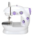 Mini máquina de costura reta CounterTech FH-SM202 portátil branca
