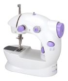 Mini máquina de costura reta CounterTech FH-SM202 portátil branca