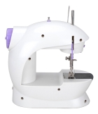 Mini máquina de costura reta CounterTech FH-SM202 portátil branca