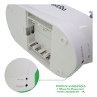 Mini máquina de costura reta CounterTech FH-SM202 portátil branca