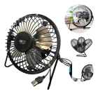 Mini Ventilador Usb De Mesa 5v Silencioso Ajustável - Ls-904