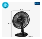 Ventilador de Mesa 40cm Super Power Mondial 140W - VSP-40-B