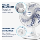 Ventilador de Mesa 40cm Super Power Mondial 140W - VSP-40-W