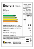 Ventilador de Mesa 40cm Super Power Mondial 140W - VSP-40-W