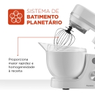 Batedeira Planetária 700w BP-03-W Branca Mondial Cor Branco Frequência 60