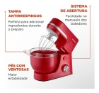 Batedeira Planetária Bp-03-r 12 Velocidades 700w Vermelho Mondial