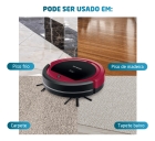 Robô Aspirador de Pó Smart Clean Mondial RB-07 30w Vermelho com Preto