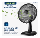 Ventilador de Mesa 30cm Super Power, Mondial, 60W - VSP-30-B