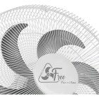 Ventilador De Parede Venti-Delta Grade De Aço Branco 6 Pás 40cm