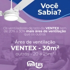 Ventilador de teto Ventex Yris com 3 pás de Madeira mogno estrutura preto/mogno, 1.015m de diâmetro