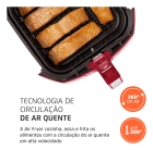 Fritadeira Sem Óleo Air Fryer 4L AFN-40-RI Mondial Vermelho/Inox 1500W