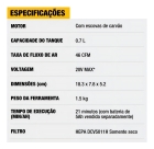 Aspirador de P&oacute; Port&aacute;til Industrial Dewalt Modelo DCV501HB Acompanha 6 Acess&oacute;rios 20V