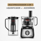 Multiprocessador Turbo Chef 5 Em 1 Mondial 1000W MPN-01-B
