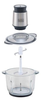 Processador de Alimentos Black Decker Modelo MP300G Capacidade de 2 Litros 110V