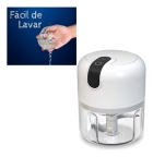 Processador De Alimentos Recarre Usb Bateria Mini Cor Aleato Cor Branco 5V