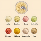 Processador De Alimentos Recarre Usb Bateria Mini Cor Aleato Cor Branco 5V