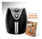 Fritadeira Elétrica Sem Óleo Air Fryer Mondial AF-30 Family Inox IV 3,5l Preta -
