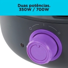 Panela Elétrica C/ Cooktop Black E Decker 700w Pc700-b2 Cor Cinza Frequência 60 Hz