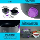 Panela Elétrica C/ Cooktop Black E Decker 700w Pc700-b2 Cor Cinza Frequência 60 Hz