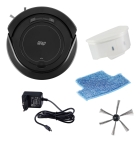 Robô aspirador Robot W90 varre aspira e passa pano 30w Wap cor preto