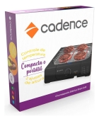 Churrasqueira Elétrica Short Grill Grl805 Preta Cadence Cor Preto