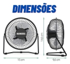 Mini Ventilador Usb Computador Balcão Mesa Leve E Compacto