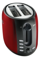 Torradeira Elétrica Bbkr De Aço Inox Vermelha Oster 110v Cor Vermelho