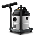 Aspirador Pó e Água Electrolux função Sopro Compacto Líquidos Químicos Inox 1800W 20L total 15L útil protetor térmico GT20i