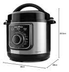 Panela De Pressão Britânia Multifuncional Bpp01pi -