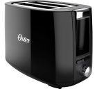 Torradeira Oster Otor 650 Simple Life preta com 650w de potência e 7 níveis de tostagem