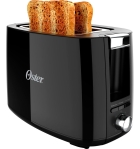 Torradeira Oster Otor 650 Simple Life preta com 650w de potência e 7 níveis de tostagem