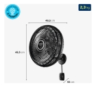 Ventilador de Parede 40cm Super Turbo 8 Pá, Mondial 140W - VTX-40P-8P