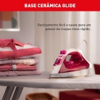 Ferro A Vapor Elétrico Fv1930b2 Arno Steamgliss Rosa