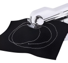 Máquina De Costura Portátil Costuras Rápidas Reparos Sem Fio Cor Branco