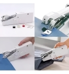 Máquina De Costura Portátil Costuras Rápidas Reparos Sem Fio Cor Branco