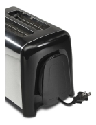 Torradeira Elétrica Hamilton Beach Cromada 2 Fatias 750w Cor Preta/Cinza