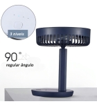 Mini Moederno Ventilador Recarregável Para Escritorio Mesa