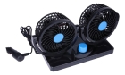 Ventilador Mini Automotivo Duplo - 2 Velocidades 12v Forte
